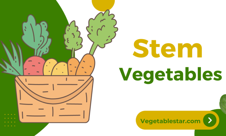 example for stem vegetables