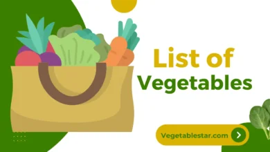 can I have a list of vegetables?