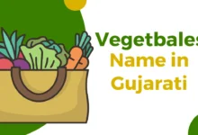 vegetables name in english and gujarati